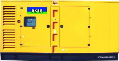 Дизельный генератор Aksa AD 330 в кожухе